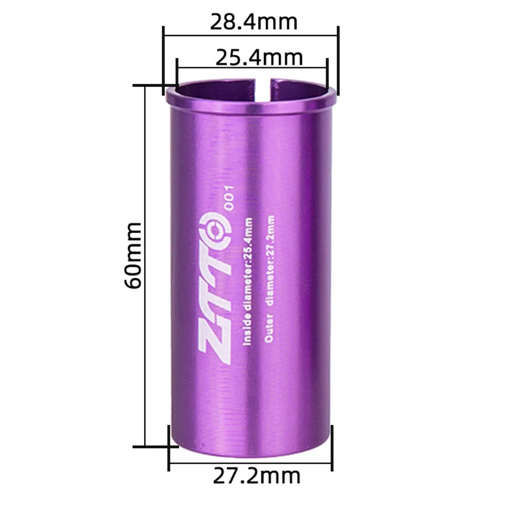 ZTTO Bike Seat Post Adapter Aluminum Bicycle Seat Post Tube Reducing Sleeve Converter ZTTO Bike Seat Post Adapter Aluminum Bicycle Seat Post Tube Reducing Sleeve Converter